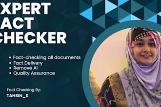 transform ai text to normal text and do fact checking
