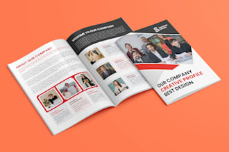 design brochure, booklet, annual report and catalog in print or digital