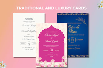 design elegant wedding invitations and stationery suite