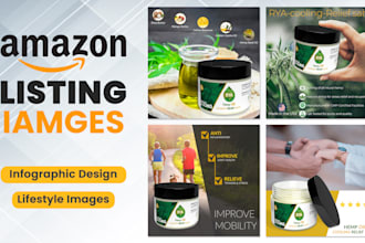 create amazon product listing images, lifestyle, a plus content, and ebc design