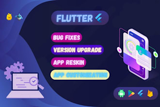 update flutter project to latest version and flutter bug fixes