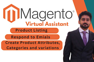 do magento expert data entry, product listing and uploading 4 years experience