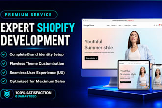 design a clean, professional, and branded shopify store