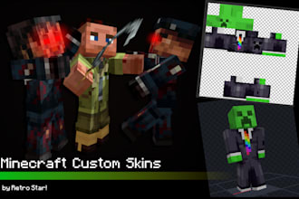 make a custom minecraft skin for you