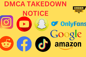 takedown harassing defaming report,delete to tiktok,fb,ig,yt,reddit,x by dmca