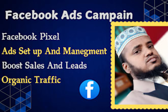 set up facebook and inastagram add campaign