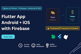 build your flutter app for android and ios with firebase