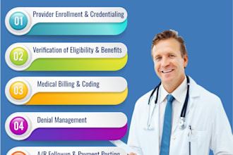 be your virtual assistant for medical billing, coding, and credentialing
