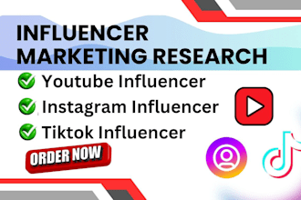 find best you tube, instagram, tiktok influencers list for influencer marketing