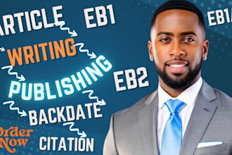 create researcher profile write and publish article boost citation eb1 eb1a eb2