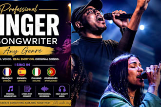 be male singer in english french spanish italian portuguese songwriter any genre