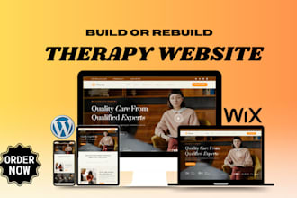 therapy website medical website mental health spa website healthcare website