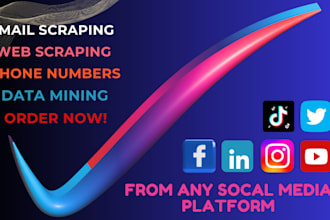 do email scraping, web scrape, extract emails, phone numbers