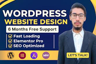 build wordpress website development, business website, wordpress website design