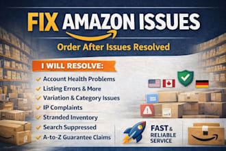 resolve amazon listing issues, listing errors,variation problems