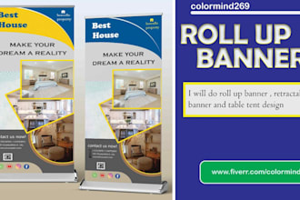 design roll up banner, retractable banner