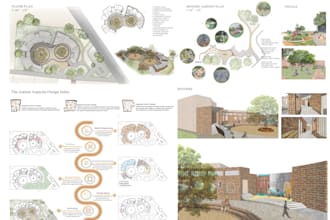 render plan and section and do axons and architectural diagrams