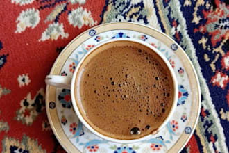start your week with coffe cup reading