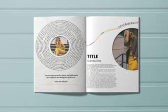 design professional and creative magazine layouts in indesign