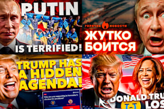 design thumbnail for news, politics, sports, etc