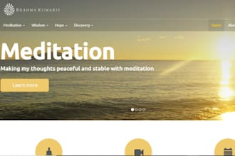 design spiritual website tarot reading website yoga psychic website yoga website