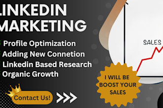 be your linkedin marketing manager and appointment setter