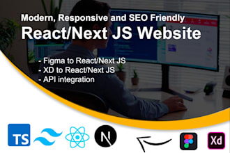 convert figma or xd to react js, next js with tailwind CSS