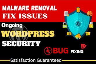 remove malware virus, malicious code and secure website within 1 hour