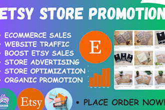 do viral etsy store promotion and etsy marketing to boost traffic and sales