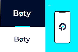 design minimalistic modern saas, ai, startup, agency, tech and software logo