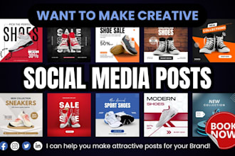 create social media post for your brand