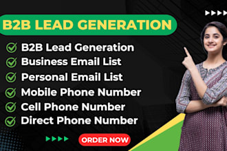 do b2b lead generation targeted business owners direct cell number using lusha