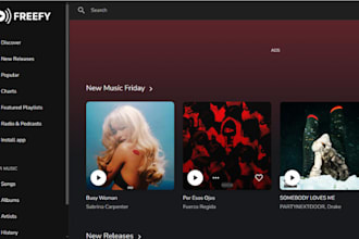 design professional music website for musician,dj band ,producer record or label