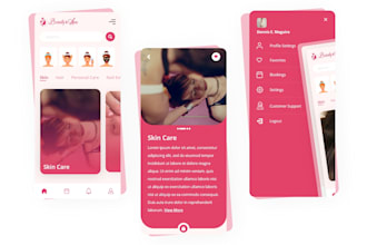 create custom salon booking app, beauty salon app, spa app for your business