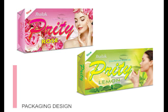 create packaging , product labels , logo, letterhead, banner
