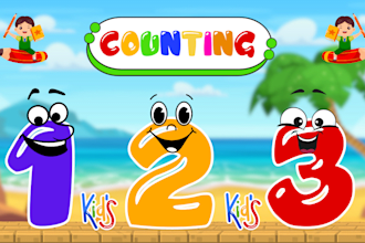 create kids learning videos