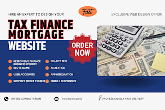 design income tax finance mortgage loan bookkepping accounting business website