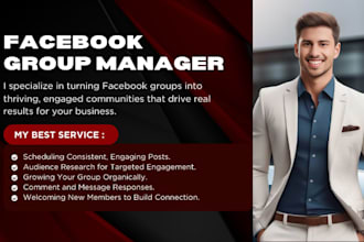 setup and manage your facebook group and community or page