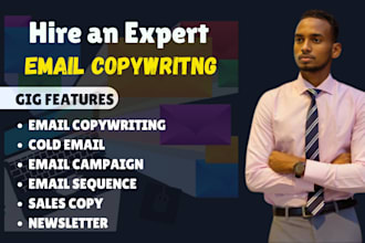 create email copywriting cold email email campaign newsletter email sequence