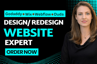 design godaddy website wix website redesign wix studio webflow hostinger framer