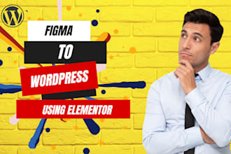 convert figma to wordpress site using elementor plugin
