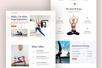 build yoga website,sport ,gym, fitness and wellness website using wordpress