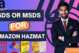 create a compliant sds or msds for amazon hazmat