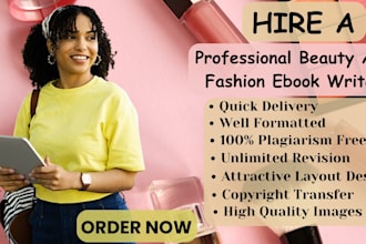 write amazing beauty and fashion ebook writer skincare beauty tips article