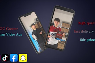 create german user generated content or ugc for tiktok ads