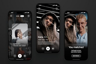 develop dating app, chat app, social media app, video chat app, dating website