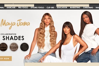 design hair extension website hair extension website beauty website beauty site
