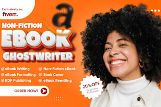 write novel, book and ebook as german ghostwriter nonfiction book for amazon KDP