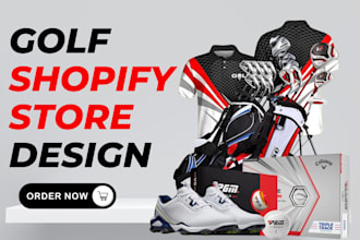 design golf apparel shopify store golf website golf accessories store golf store