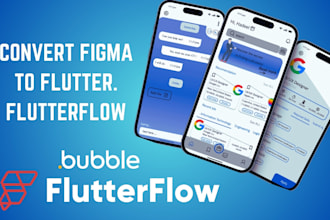 convert figma to flutter flutterflow mobile app front end developer figma ui